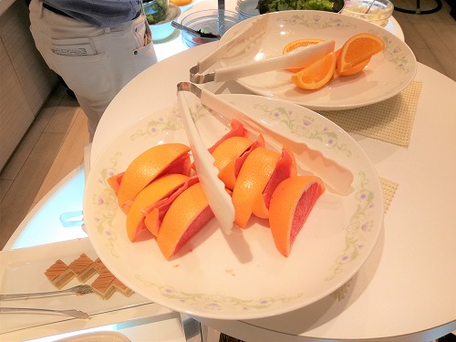 オレンジとピンクグレープフルーツ