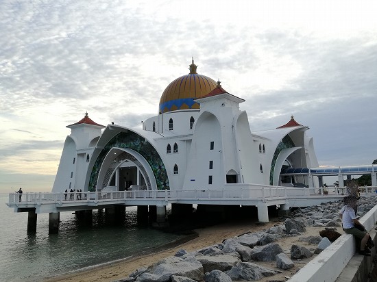 マラッカ水上モスク 桟橋