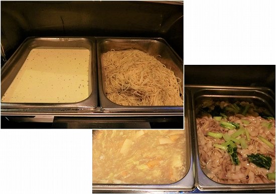 ザ ヘブン リゾート ホテル イポー オール スイーツ 朝食 カルボナーラとイポー麺