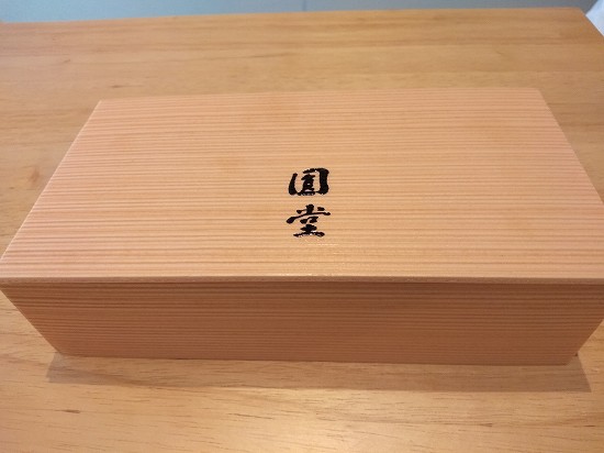 天ぷら圓堂 テイクアウト 天ちらし外箱