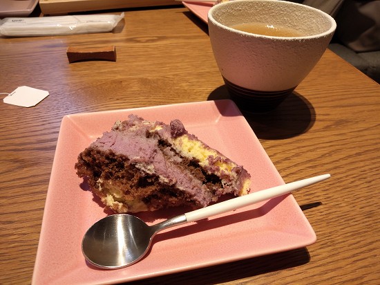 紫芋のティラミス_銀座朝食ラボ
