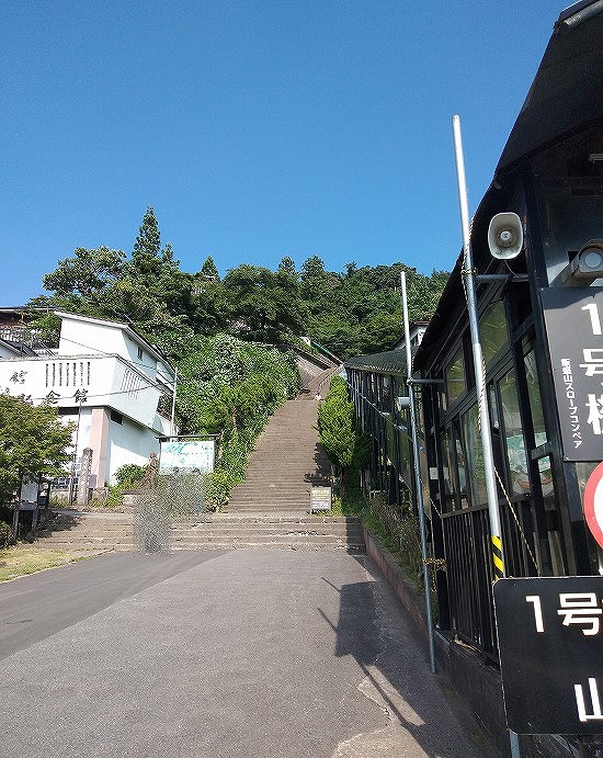飯盛山階段
