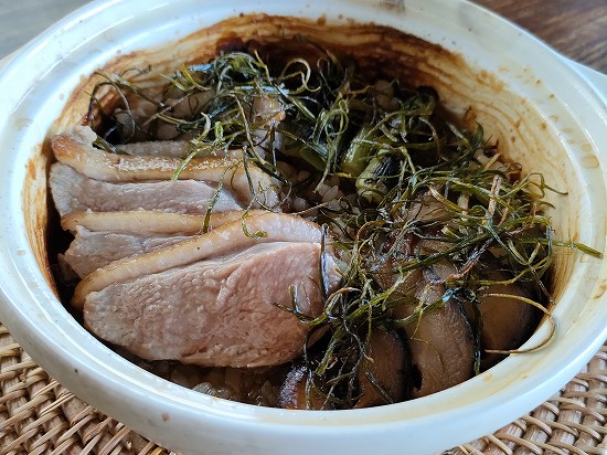 duck_breast_rice_with_shiitake